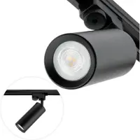 LUMILED 1-Phasen-Strahler Spotlampe Deckenleuchte Schienenstrahler Deckenspot Schienensystem Spot drehbar GU10 230V max. 30W 360° 90° verstellbar