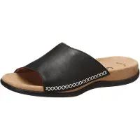 Gabor 03.705 Damenschuhe - bequeme Pantoletten schwarz Freizeit
