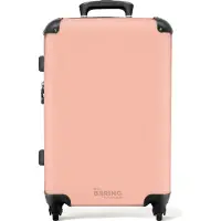 NoBoringSuitcases.com Großer Koffer - Pastell orange - Kombinationsschloss TSA - Hartschalen Trolley 4 Rollen - 72 liter - Reisekoffer - 66 cmKoffer Mittelgroß 67x43x25 cm, 72L,