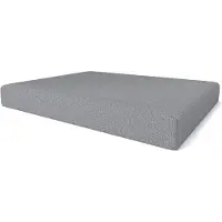 Pillows24 - Palettenkissen mit abnehmbarem Bezug - Sitzkissen | Polster für Europaletten 120x80 Sofa - Wasserfest - Outdoor/Indoor | Grau