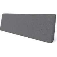Pillows24 - Palettenkissen mit abnehmbarem Bezug - Rückenkissen | Polster für Europaletten 120x80 Sofa - Wasserfest - Outdoor/Indoor | Dunkelgrau