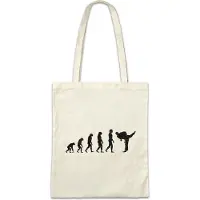 Eric Helmar Müller Urban Backwoods Karate Evolution, Stofftasche, Farbe: Beige