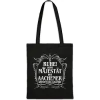 Eric Helmar Müller Urban Backwoods Seine Majestät Der Aachener, Stofftasche, Farbe: Schwarz
