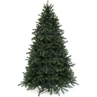 LAALU Künstlicher Weihnachtsbaum MERLIN 210 cm, grün, 3D, 1583 Zweige, inkl. Metallständer