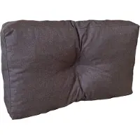 Pillows24 - Palettenkissen wasser- und UV-beständig - Seitenkissen | Polster für Europaletten 120x80 - Palettenmöbel - Outdoor/Indoor, Braun