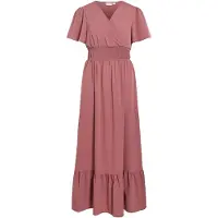 Vila Vimathilde Kurzärmeliges Maxikleid