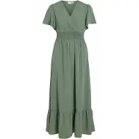 Vila Vimathilde Kurzärmeliges Maxikleid