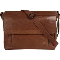 Spikes & Sparrow Messenger Herren, Damen cognac