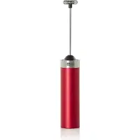 AdHoc AHM-MS25, Handheld electric milk frother, Rot, Kunststoff, Edelstahl, Tasten, Akku, AAA