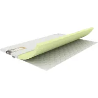 REM-SEN.PL REM-Sen Matratzen Topper Memoryfoam Matratzentopper 100x200 cm Höhe 6cm Härtegrad 2 (H2) Luxusmatratze aus Sehr Weich Memoryschaum, Dreilagige Membranhülle Für Sofa, Bett,