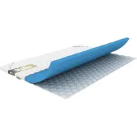 REM-SEN.PL REM-Sen Matratzentopper 100x200 cm Höhe 6 cm, Gelschaum Härtegrad H2 Weich, Atmungsaktiver Gel Topper, Druckentlastend Matratzenauflage mit abnehmbarem Mikrofaser Bezug (waschbar 60°C), Eckgummis