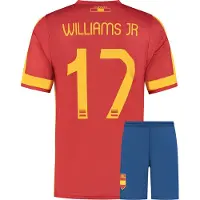 Kingdo Spanien Fußball Trikot Set Williams - Kinder und Erwachsene - 152
