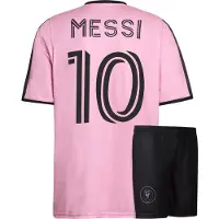 Kingdo Miami Fußball Trikot Set Messi Heim - 2024-2025 - Kinder und Erwachsene - M