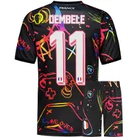 Kingdo Frankreich Fußball Trikot Set Dembele - Gaming - Kinder und Erwachsene - 152