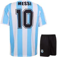 Kingdo Argentinien Fußball Trikot Set Messi - Kinder und Erwachsene - 2022-2024 - 152