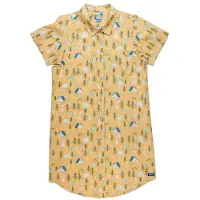 KAVU - Women's Girl Party Dress - Kleid Gr M beige