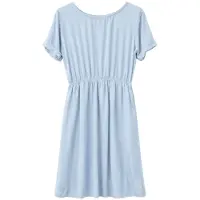 Mazine - Women's Viscose Midi Dress - Kleid Gr XL blau/grau