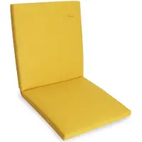 Kettler Herlag Sunny Niedriglehner-Auflage 103x50x4 cm – wetterfest, wasserfest & UV-beständig – waschbarer Bezug mit Reißverschluss – Senfgelb