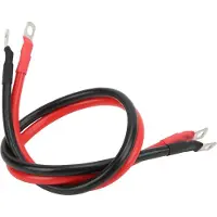 Gistuch 2 Stück Batterie-Wechselrichterkabel, rot, schwarz, 8 AWG, flexibel, PVC, wasserdicht, für Auto, Boot, Solarenergie
