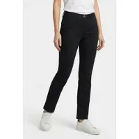 Kjbrand 5-Pocket-Hose "Fanni Frame", Damen, Gr. 48, N-Gr, schwarz, Web, Obermaterial: 71% Baumwolle, 25% Polyester, 4% Elasthan, unifarben, figurbetont knöchellang, Hosen 5-Pocket-Hose, mit Taschen