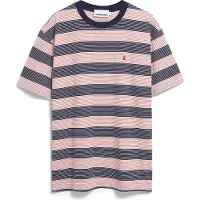 Armedangels - Maarkos Multi Stripes - T-Shirt Gr M rosa