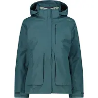 CMP Woman Jacket Zip Hood Detachble INN.JACKET trek green (F520) 38