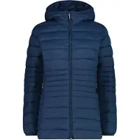 CMP Damen lange Kapuzenjacke mit Reißverschluss Sorona Aura
