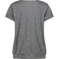 CMP - Women's T-Shirt Round Neck - Funktionsshirt Gr 34 grau