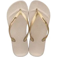 Ipanema Damen Flip Flops Sommer Badelatschen Pantoletten Slides Beige Gr.35/36