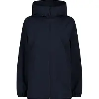 CMP Damen Jacke Woman Jacket Fix Hood 35Z5286-N950 36 - Black Blue - 36