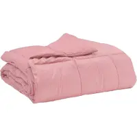 vidaXL Ganzjahresbettdecke 220 x 240 cm 4 Jahreszeiten Rosa