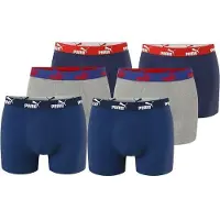 Puma Herren Boxershorts 6er Pack sodalite blue - XL