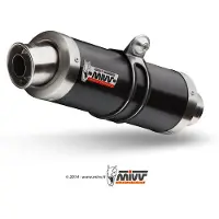 MIVV GP Auspuffsystem mit EG-BE S/O 4-1 BL - GSF/GSX650 07-15