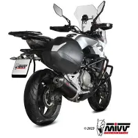 MIVV Oval Auspuffsystem mit EG-BE S/O 2-1 BL - 650MT 21-