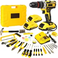 OEM Akku-Bohrmaschine, 25 Geschwindigkeiten, Dual-Batterie, 120 Stück