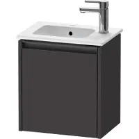 Duravit Waschtischunterschrank Ketho.2 41x29,2x44cm, 1 Tür, wd, An L, gra matt