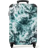 NoBoringSuitcases.com - Koffer türkis - Trolley blau - 55x35x25Handgepäck Koffer 55x35x20 cm, 36L,