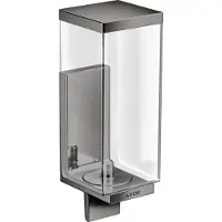 Hansgrohe AXOR UNIVERSAL Rectangular Seifenspender, Füllmenge 600ml, 42610330, Farbe: Polished Black Chrome