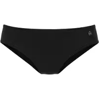 LASCANA Bikini-Hose "Greta", Damen, Gr. 40, N-Gr, schwarz, Microfaser, Polyamid, unifarben, Badehosen Bikini-Hose, in klassischer Schnittform