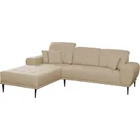 Mirjan 24 Ecksofa Rapallo, Stilvoll Polstermöbel, Modernes Eckcouch, Polstersofa vom Hersteller (Farbe: Luxo 6610, Seite: Links)
