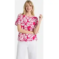 LIEBLINGSSTÜCK Shirtbluse "ReneeL", Damen, Gr. 34, pink (830p2, lovely pink), Obermaterial: 100% Viskose, Obermaterial: 100% Viskose CV., Rundhals, Blusen Shirtbluse