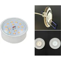 LED line 10x 5W Slim LED Einbauleuchte Kaltweiß 400lm 20mm Höhe 230V Ø50mm Einbaustrahler Dimmbar