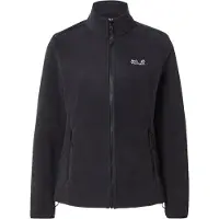 Jack Wolfskin Fleecejacke "TAUNUS 200 FZ W", Damen, Gr. S (36), schwarz, Obermaterial: 100% POLYESTER. Futter: 100% POLYESTER, Jacken Fleecejacke, mit 3-in-1 System-Kompatibilität, aus Polyester