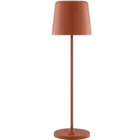 Brilliant LED Tischleuchte "Kaami - mobile LED Außen Tischlampe", terracotta, Ø 10cm H: 37cm, 1 Stk., Leuchten, mobile LED Außen Tischlampe, 37 cm, 310 lm, Touchdimmer, USB, LED Tischleuchte