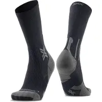 X-socks - Run Discover Crew - Laufsocken Gr 42-44 schwarz