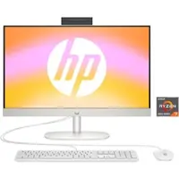 HP All-in-One PC "24-cr0231ng", weiß (shell weiß), Windows 11, Radeon Graphics, 16 GB RAM 512 GB SSD, Desktop-PCs, All-in-One PC