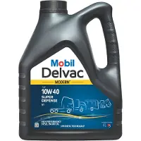 Mobil Delvac Modern Super Defense V1 für 10W-40 4 Liter Motoröl Motorenöl Mack EO-N RLD-2 VDS-3 228.5 235.27 MAN M 3277 MTU-3 CUMMINS CES 20072 RXD Öl