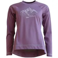 Zimtstern - Women's PureFlowz Eco Shirt L/S - Radtrikot Gr XL lila