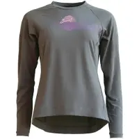 Zimtstern - Women's Spunz Shirt L/S - Radtrikot Gr L grau