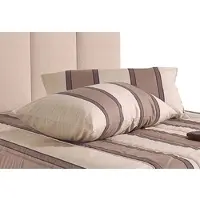 Westfalia Dekokissen, braun (braun, gemustert), B:40cm L:80cm, Polyester, SCHLAFKOMFORT, Dekokissen_Sitzkissen_Kissenhüllen, Dekokissen, (2 Stck.)
